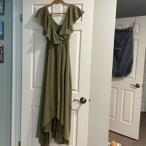 Katya Ruffle Maxi Dress